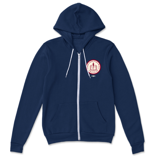 Emblem Zip Hoodie