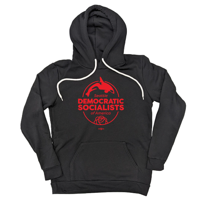 Seattle DSA Red Logo on Hoodie