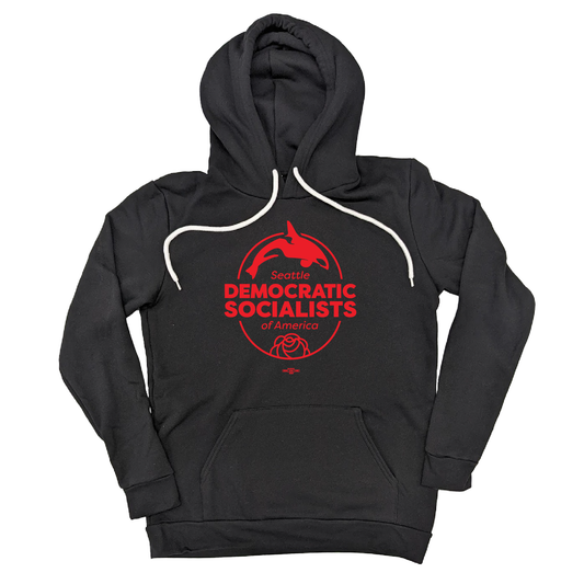 Seattle DSA Red Logo on Hoodie