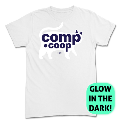 Glow-in-the-Dark Cat Logo T-Shirt