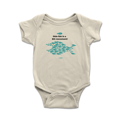 Little Fish BIG Movement Onesie