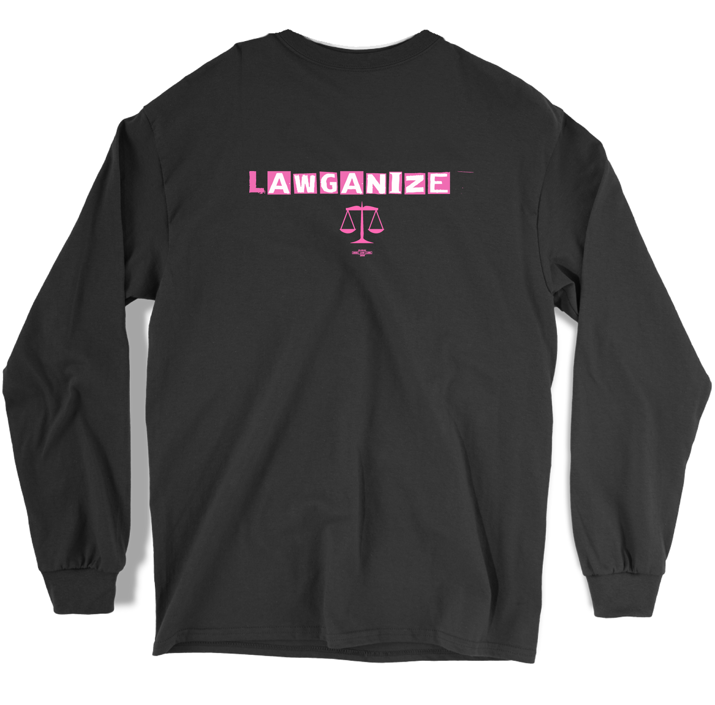 Lawganize Black Longsleeve T-shirt