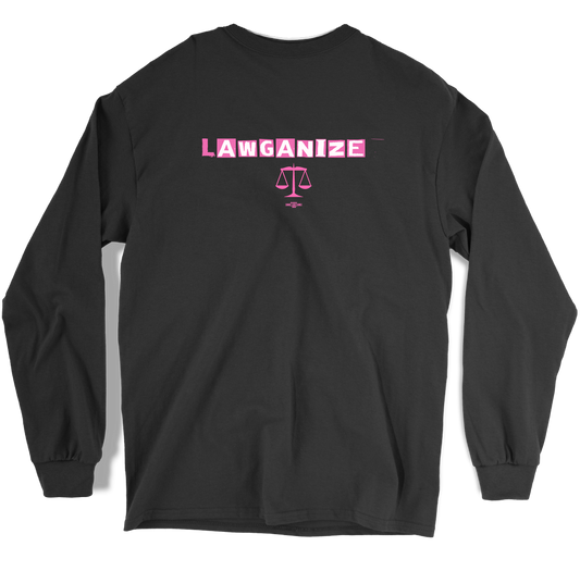 Lawganize Black Longsleeve T-shirt