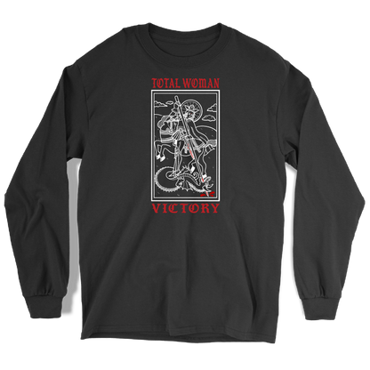 Total Woman Victory Black Long Sleeve T-Shirt
