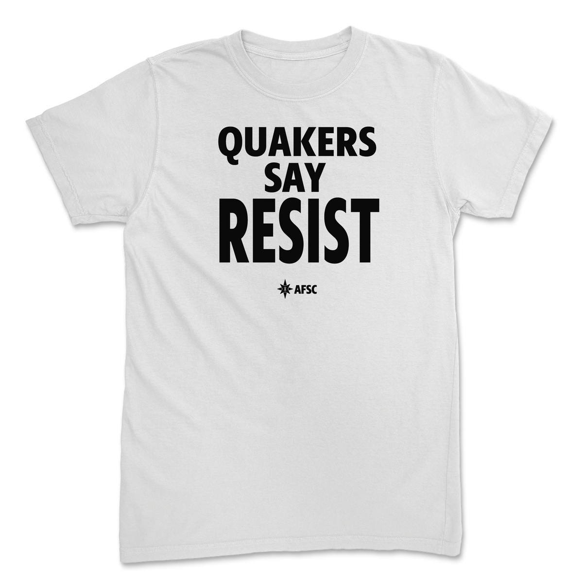 Quakers Say Resist Tee