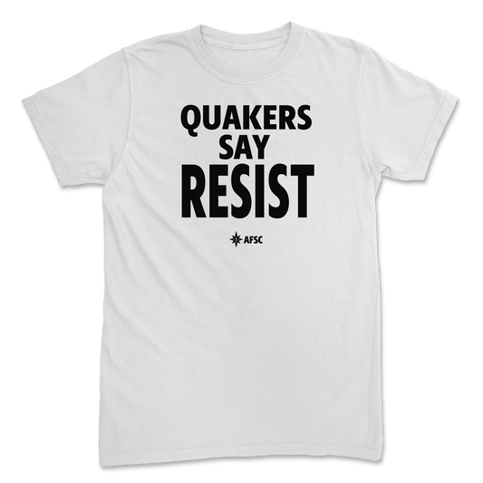 Quakers Say Resist Tee