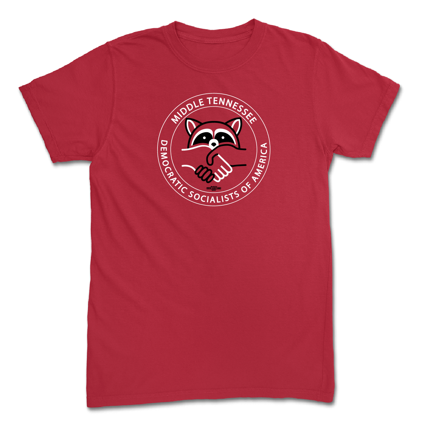 Racoon Logo Red T-Shirt