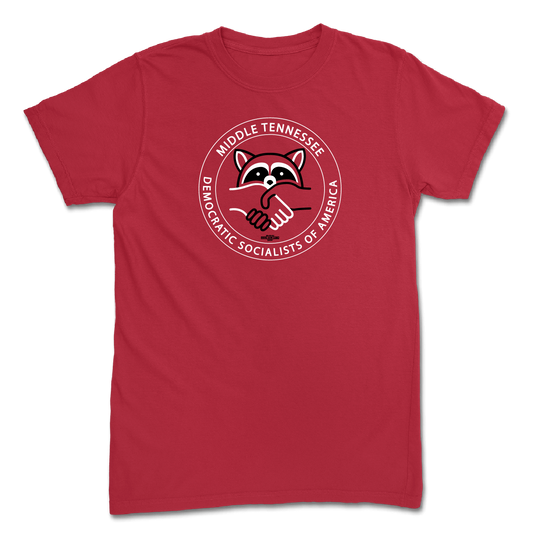 Racoon Logo Red T-Shirt