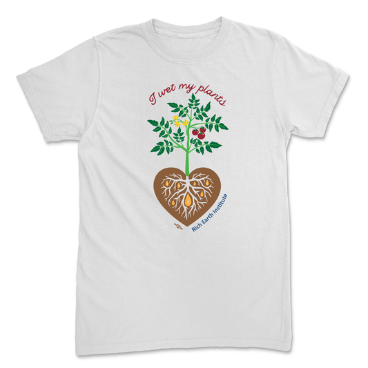 I Wet My Plants White T-Shirt