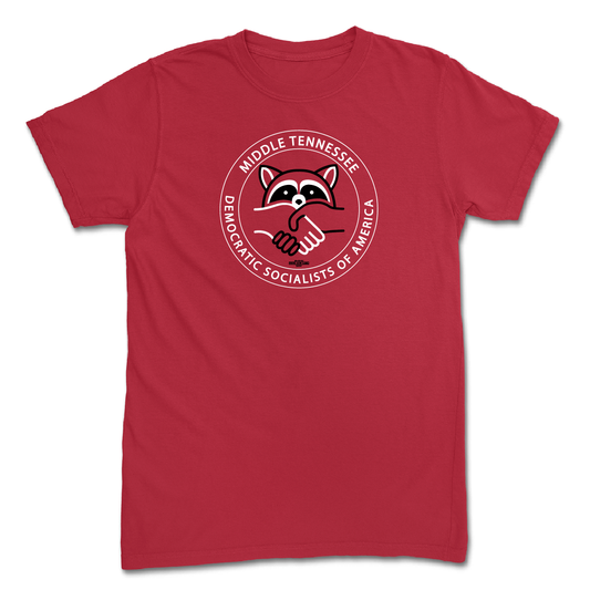Racoon Logo Red T-Shirt