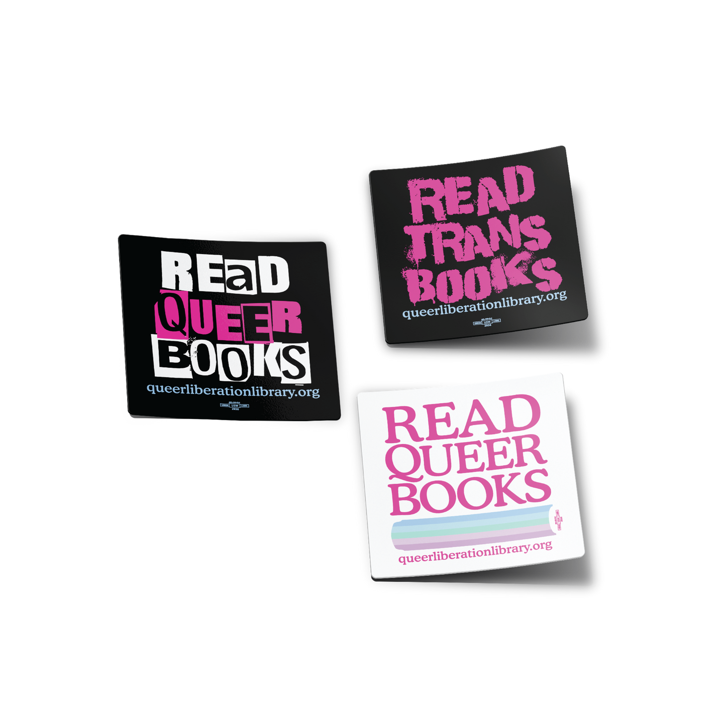 Read Queer & Trans Books Sticker Pack