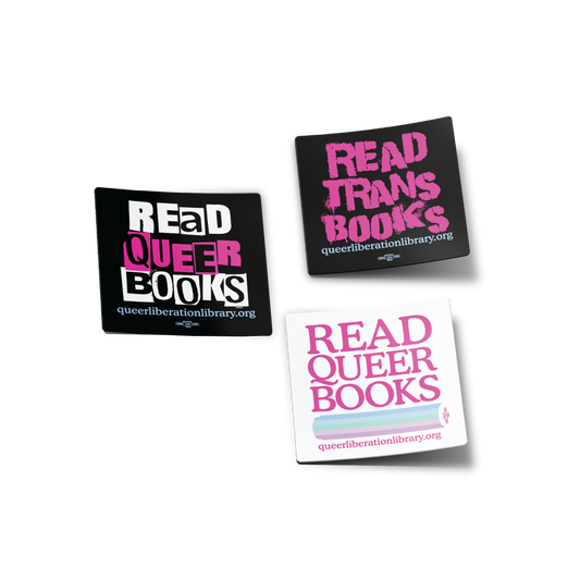Read Queer & Trans Books Sticker Pack