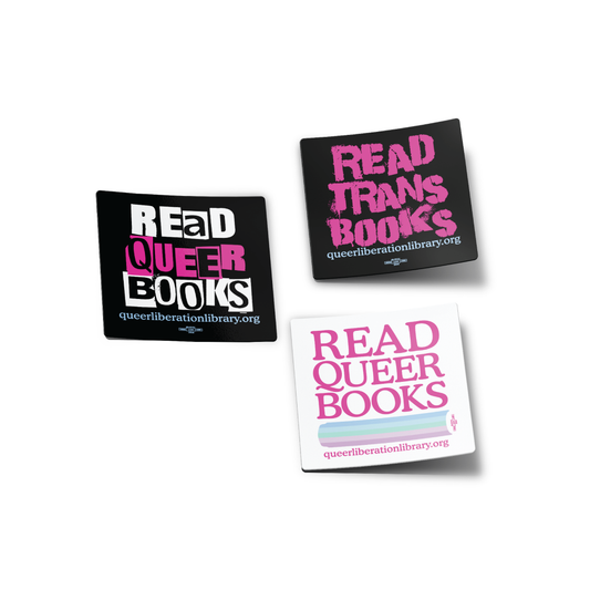 Read Queer & Trans Books Sticker Pack
