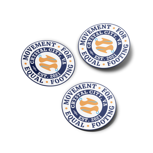 Movement For Equal Footing stickers
