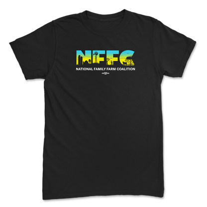 NFFC Gradient Logo on Black