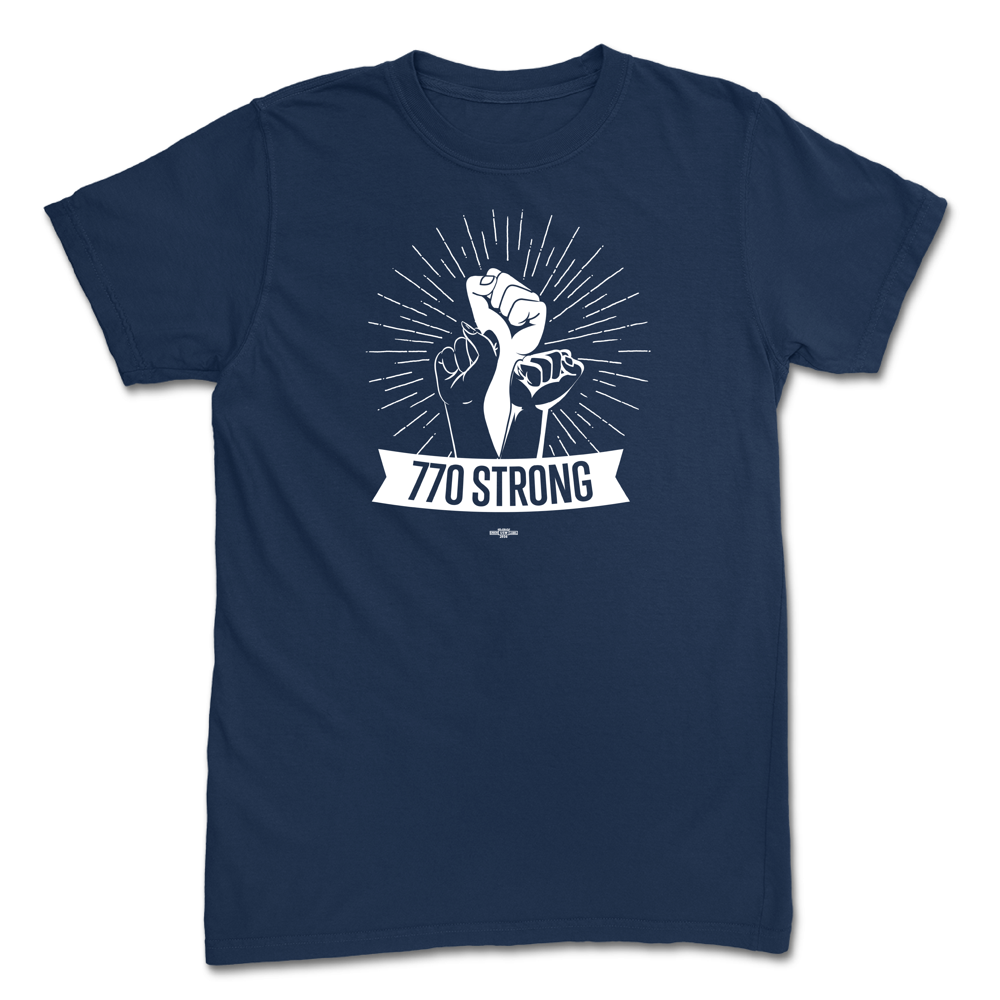 770 Strong Navy Tee – Good Press