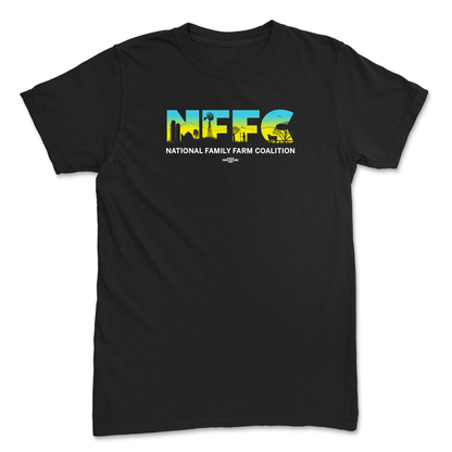NFFC Gradient Logo on Black