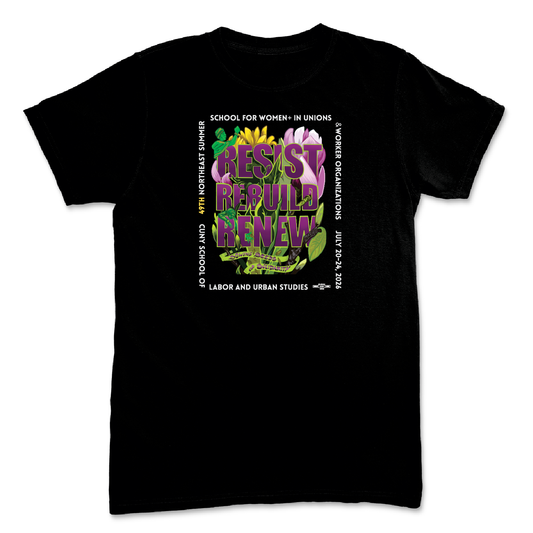 "Resist Rebuild Renew" Gender Neutral T-Shirt