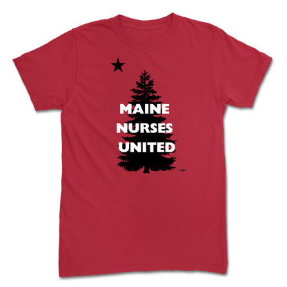 Maine Nurses United Unisex Red T-Shirt