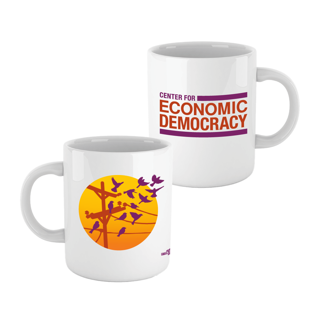 Center for Economic Democracy Logo Mug