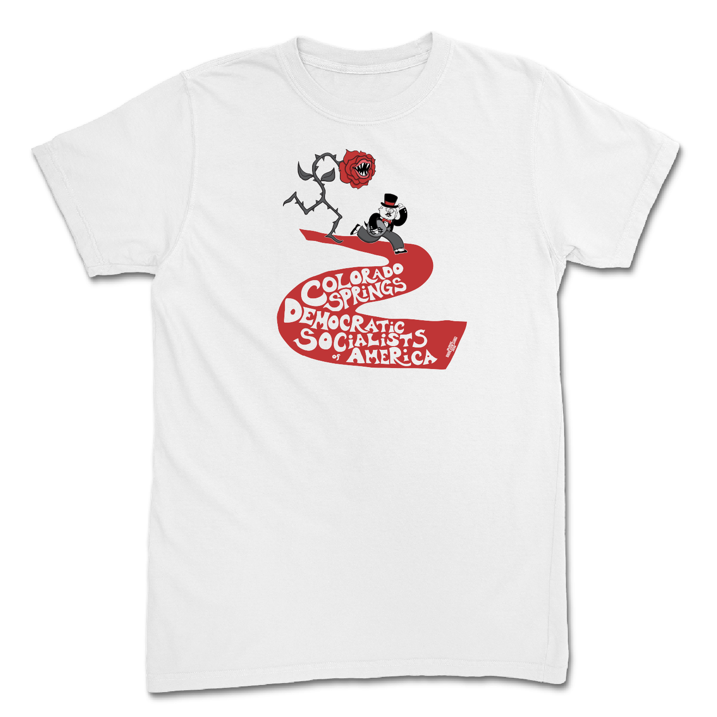 Rose vs Capitalism Tee