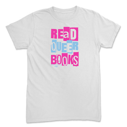 Read Queer Books White T-Shirt