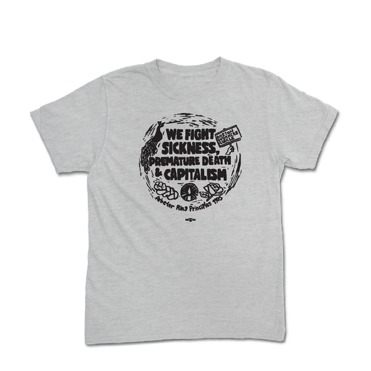 We Fight Sickness Heather Tee - Youth