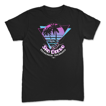 San Diego Democratic Socialists 80's Logo Tee