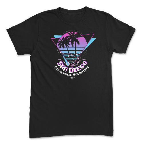 San Diego Democratic Socialists 80's Logo Tee