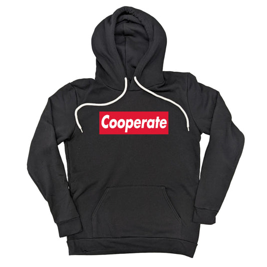 Cooperate Black Pullover Hoodie