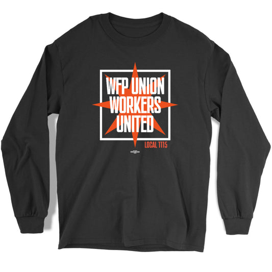 WFPU Square and Rose Logo Shirts Long-Sleeve Tee