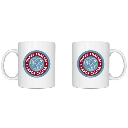 UMASS Labor Center Roundel Logo Mug