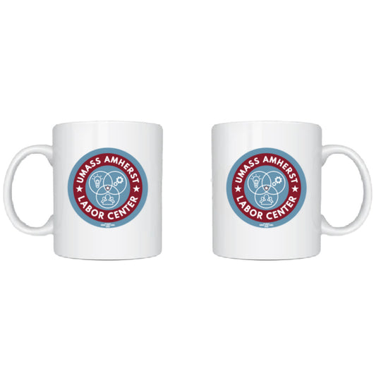 UMASS Labor Center Roundel Logo Mug