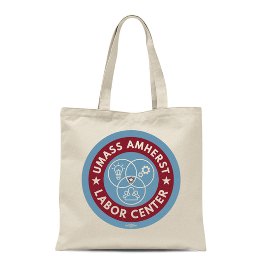 UMASS Labor Center Roundel Logo Tote