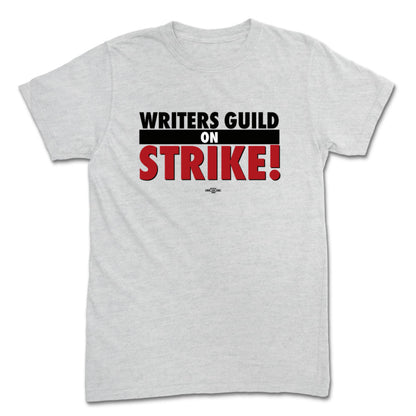 WGAE "Writers Guild on Strike" T-Shirt (Heather Grey)