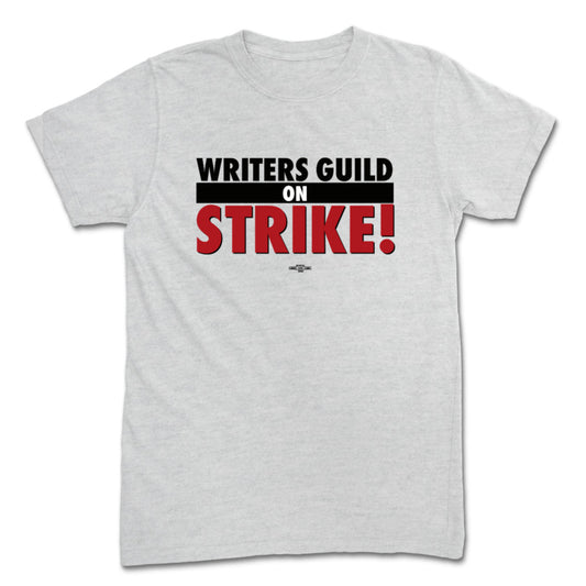 WGAE "Writers Guild on Strike" T-Shirt (Heather Grey)