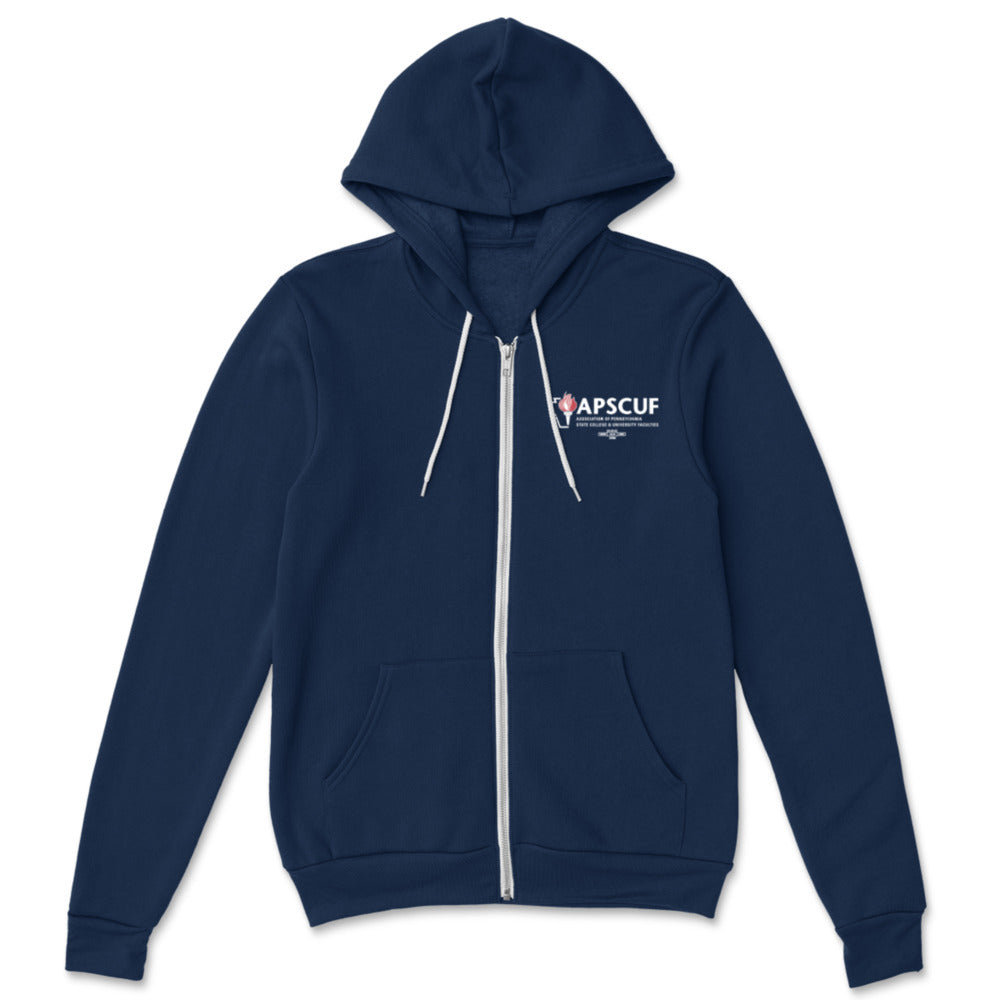 APSCUF Navy Zip Hoodie