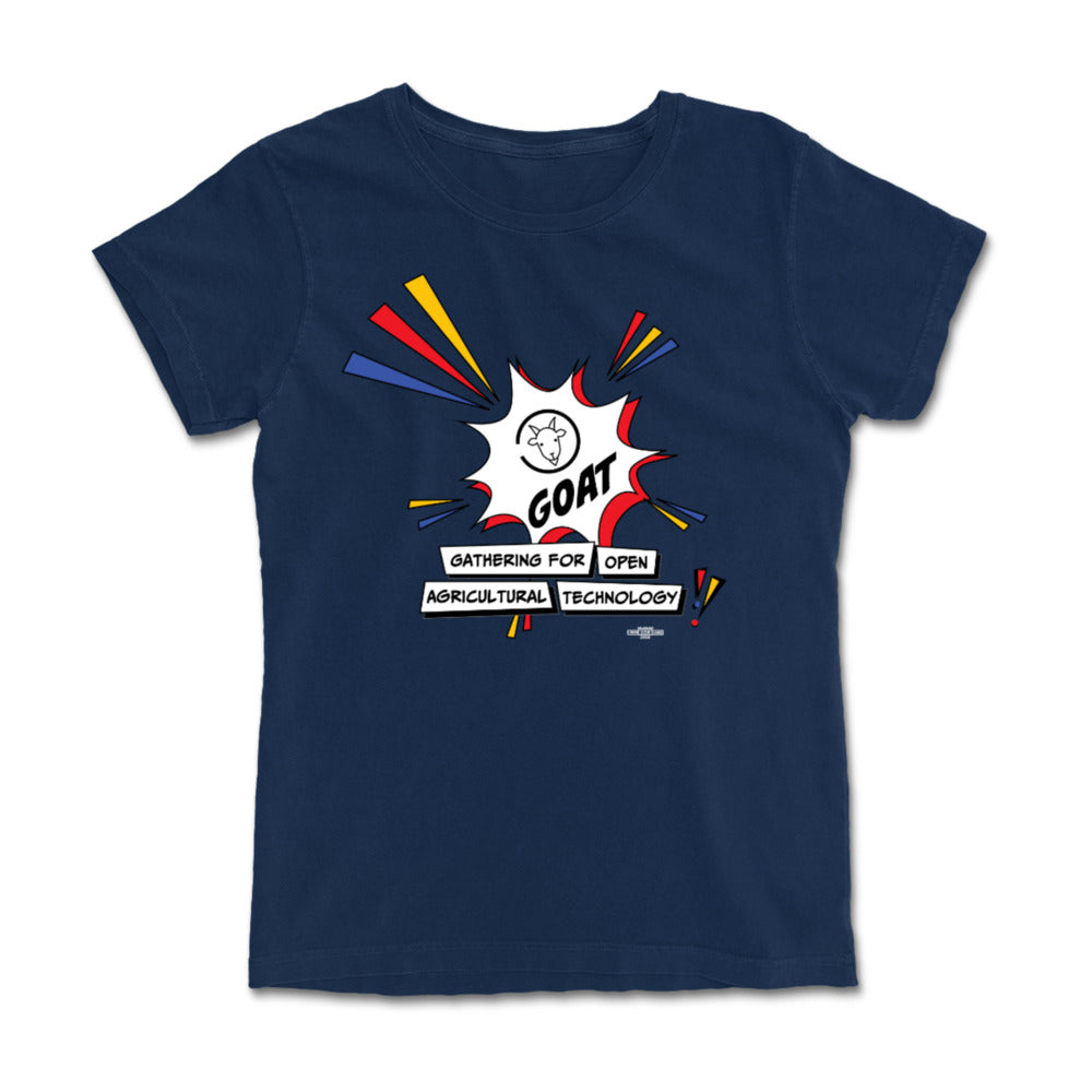 GOAT Logo Navy Tee