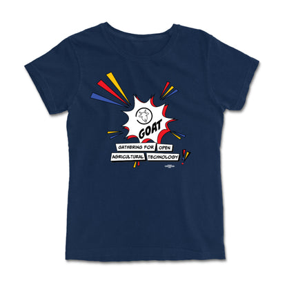 GOAT Logo Navy Tee
