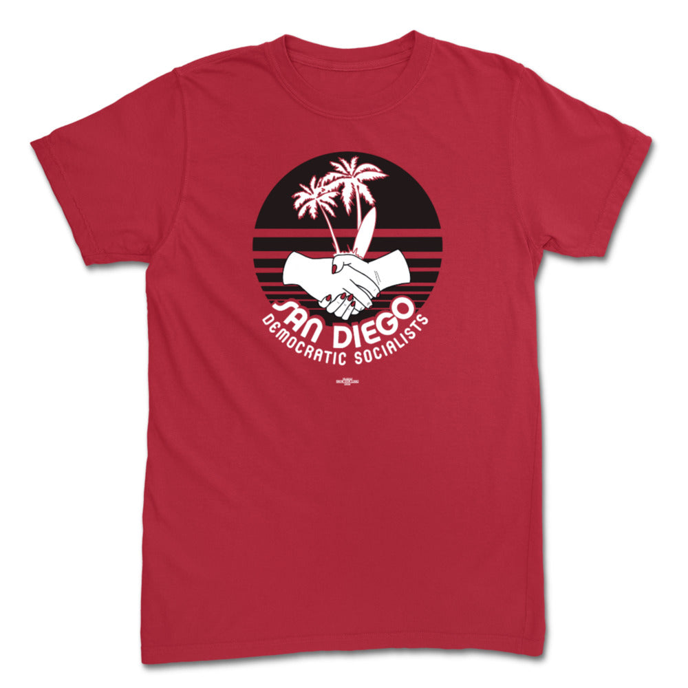 San Diego Democratic Socialists Red Tee