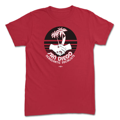 San Diego Democratic Socialists Red Tee