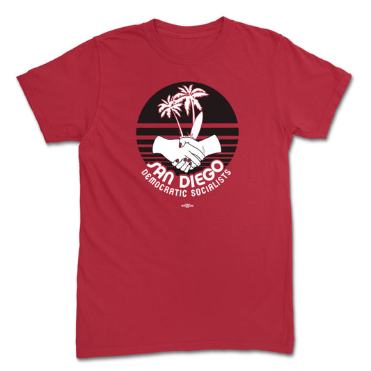 San Diego Democratic Socialists Red Tee