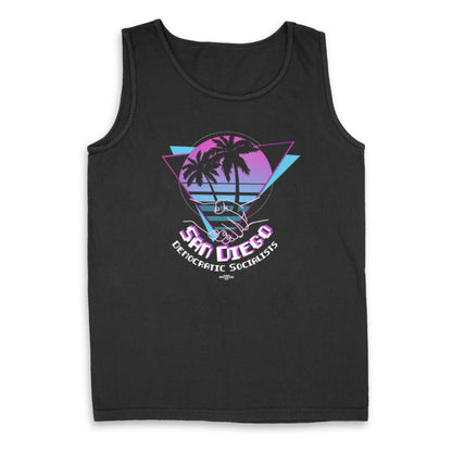 San Diego Democratic Socialists 80's Logo Tank