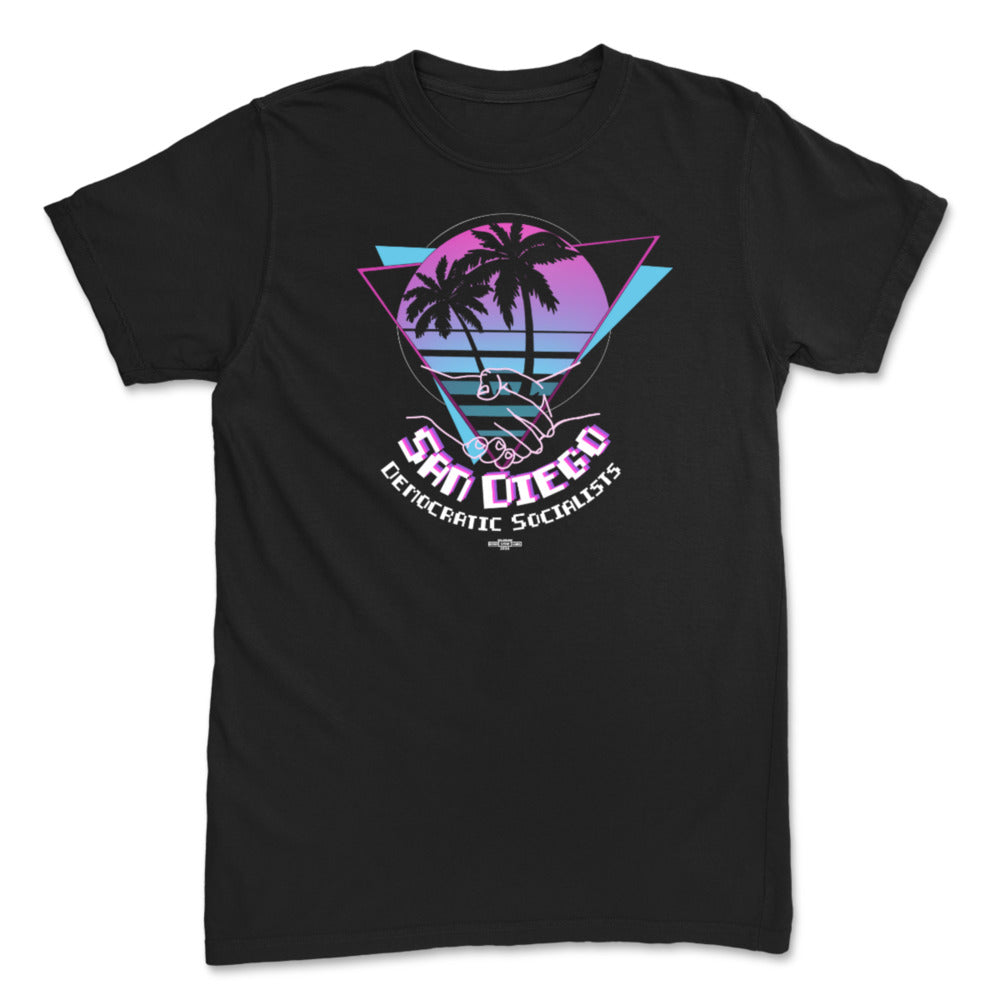 San Diego Democratic Socialists 80's Logo Tee