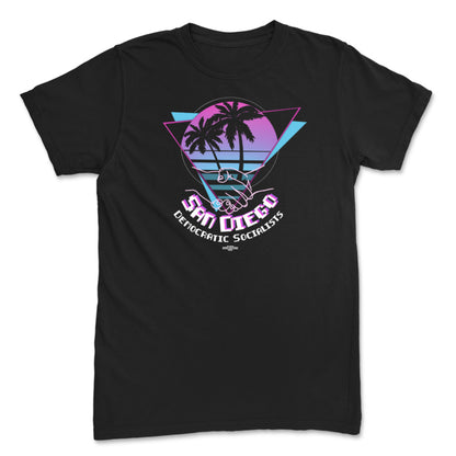 San Diego Democratic Socialists 80's Logo Tee