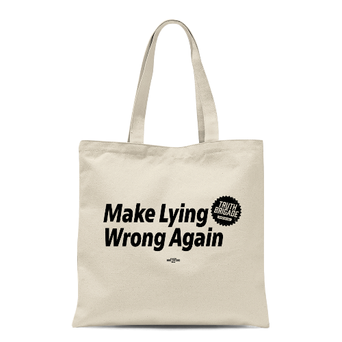 Make Lying Wrong Again Tote