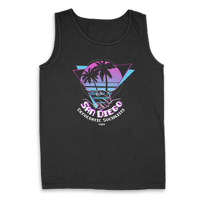 San Diego Democratic Socialists 80's Logo Tank