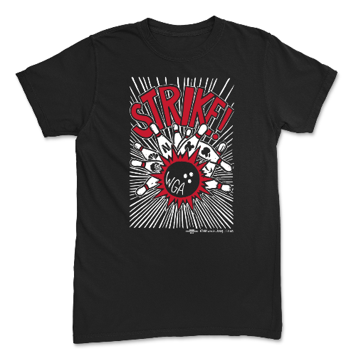 Writers Guild STRIKE! Black Tee