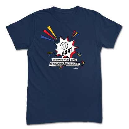 GOAT Logo Navy Tee