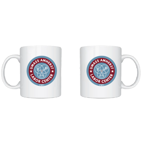 UMASS Labor Center Roundel Logo Mug